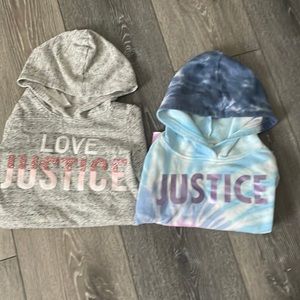 Girls Justice hoodies bundle